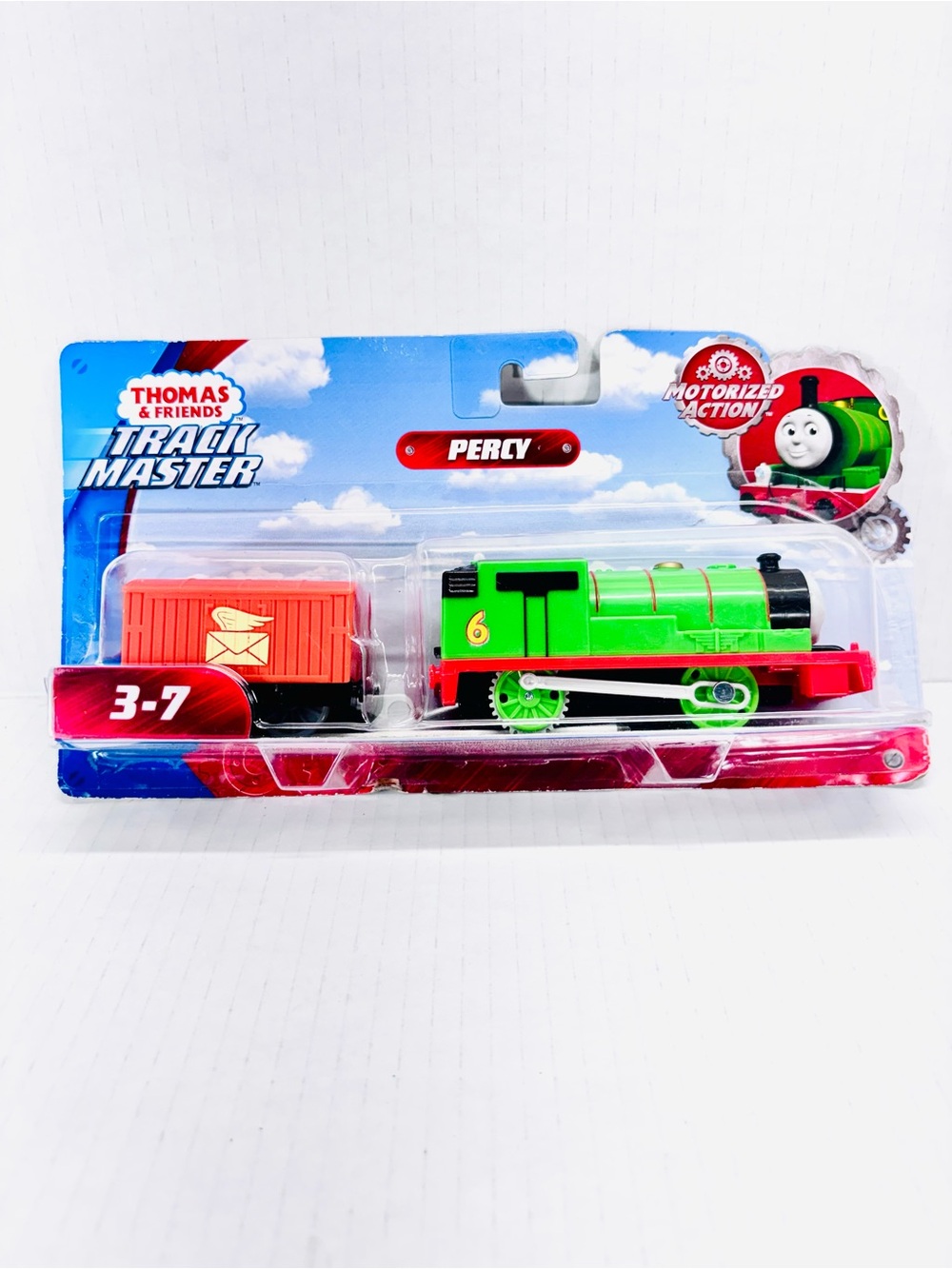 Thomas & Friends Trackmaster Percy With Mail Car Motorized Engine 2015 NWBD